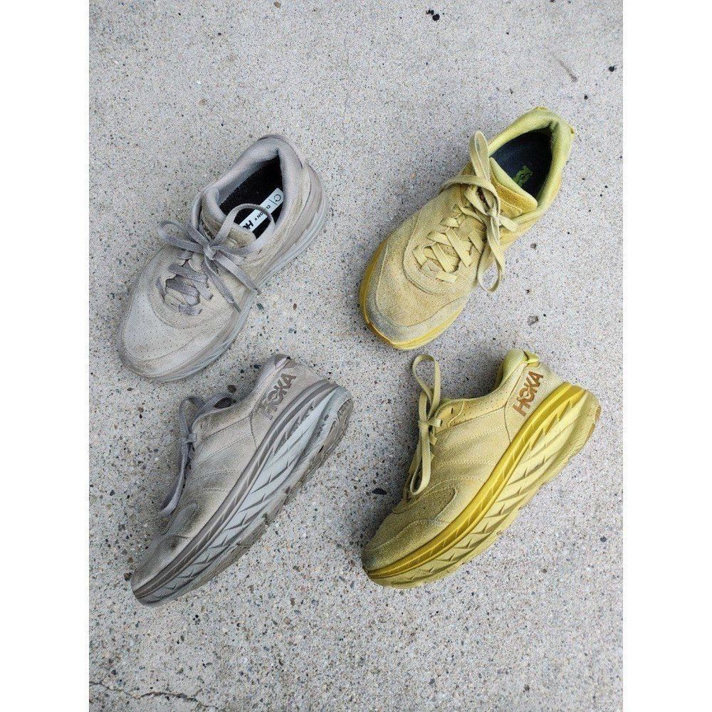 Hoka One Bondi L Suede bundle